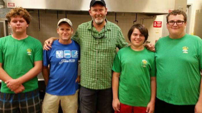 Cook Noah A., Coach Sons of BBQ'er Tom Bennoit, Sons of BBQ'er Bill Inman, Christoper S., Brian W.