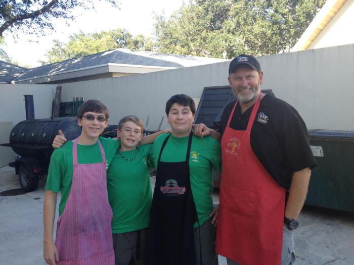 Cooks Will VD, Ryan H., Jay J. and Coach Bill Inman